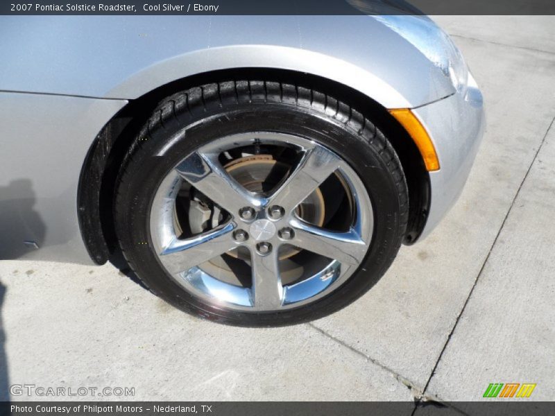 Cool Silver / Ebony 2007 Pontiac Solstice Roadster