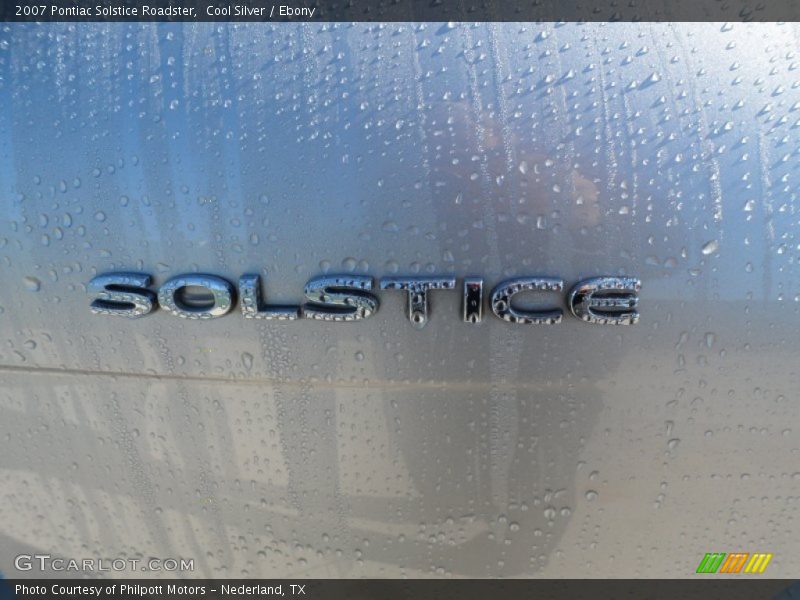 Cool Silver / Ebony 2007 Pontiac Solstice Roadster