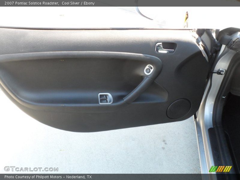 Cool Silver / Ebony 2007 Pontiac Solstice Roadster