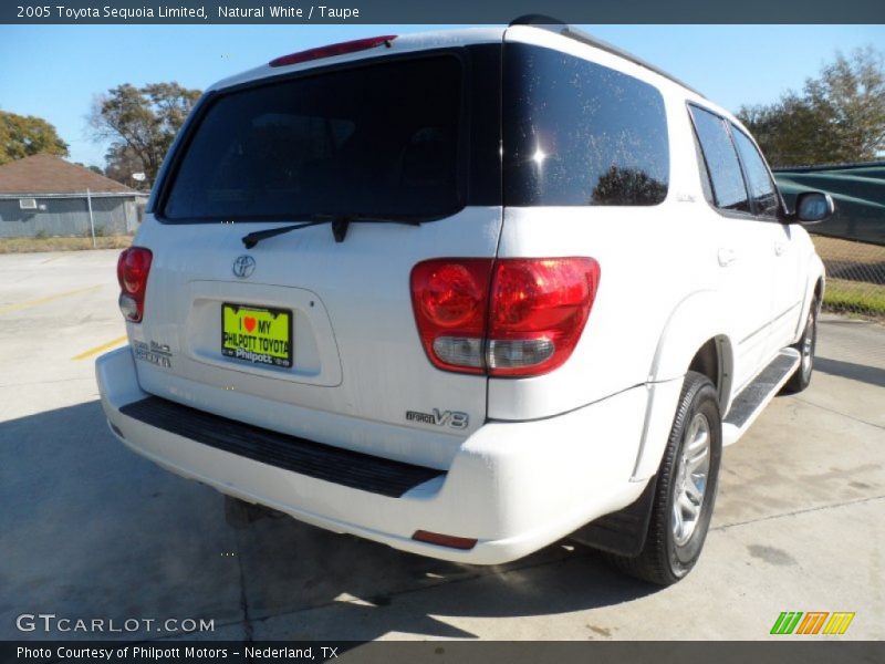 Natural White / Taupe 2005 Toyota Sequoia Limited