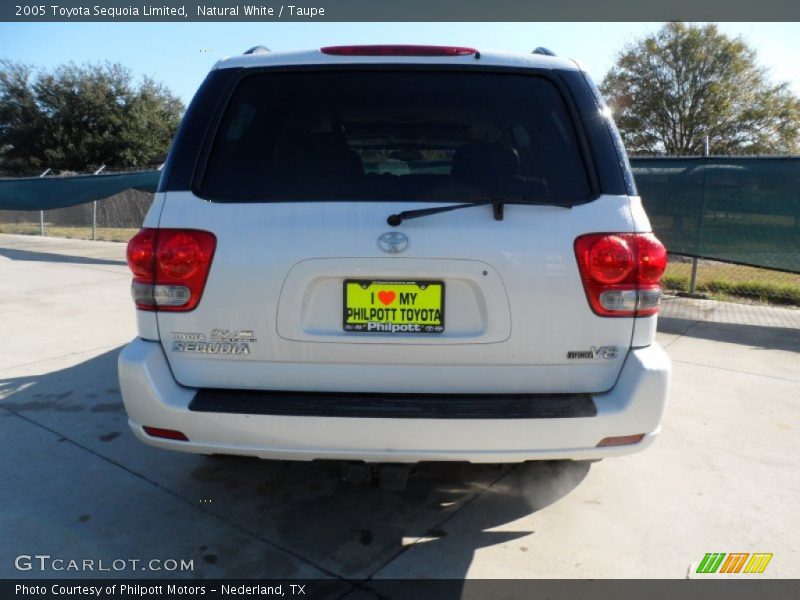 Natural White / Taupe 2005 Toyota Sequoia Limited