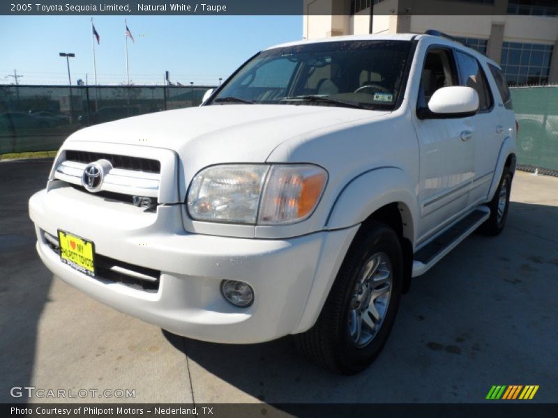 Natural White / Taupe 2005 Toyota Sequoia Limited