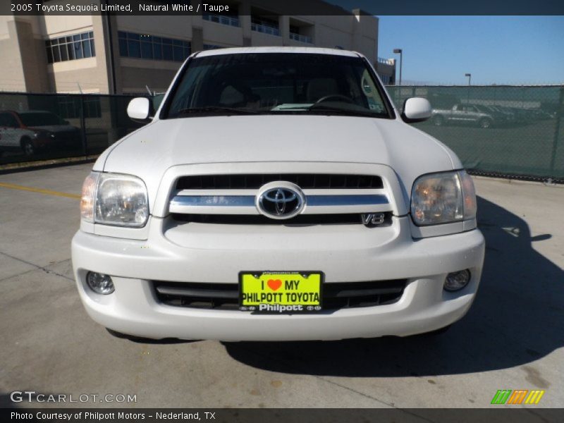 Natural White / Taupe 2005 Toyota Sequoia Limited