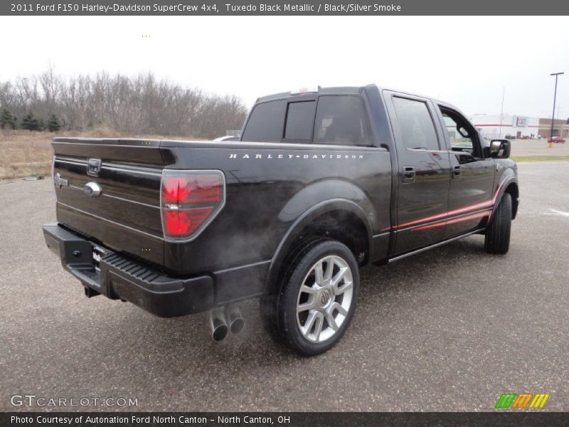 Tuxedo Black Metallic / Black/Silver Smoke 2011 Ford F150 Harley-Davidson SuperCrew 4x4