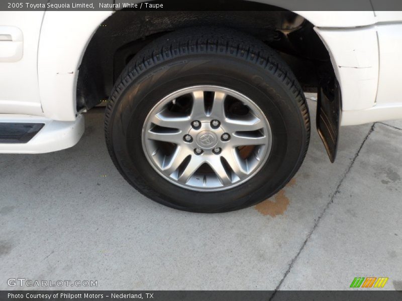 Natural White / Taupe 2005 Toyota Sequoia Limited