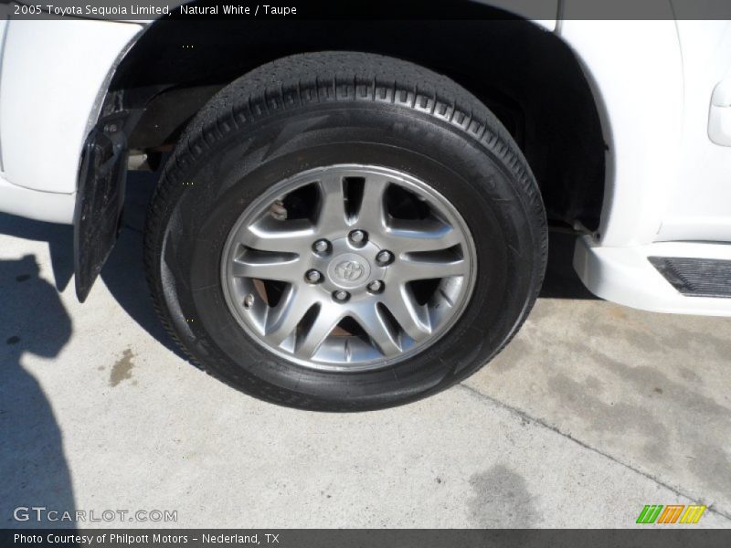Natural White / Taupe 2005 Toyota Sequoia Limited