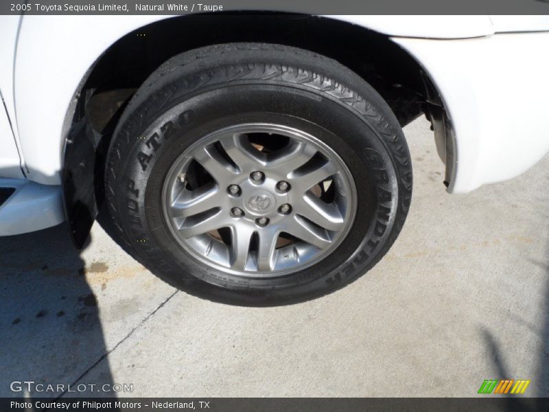 Natural White / Taupe 2005 Toyota Sequoia Limited