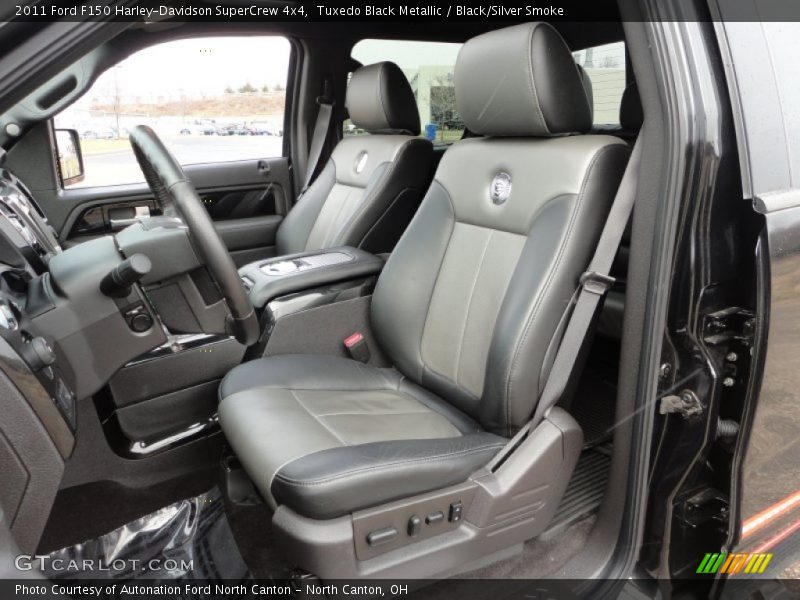  2011 F150 Harley-Davidson SuperCrew 4x4 Black/Silver Smoke Interior