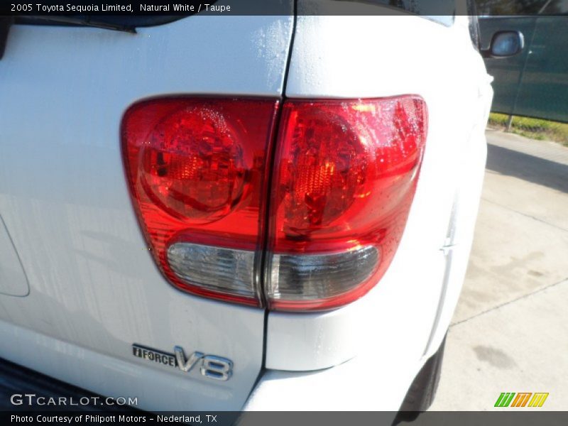 Natural White / Taupe 2005 Toyota Sequoia Limited