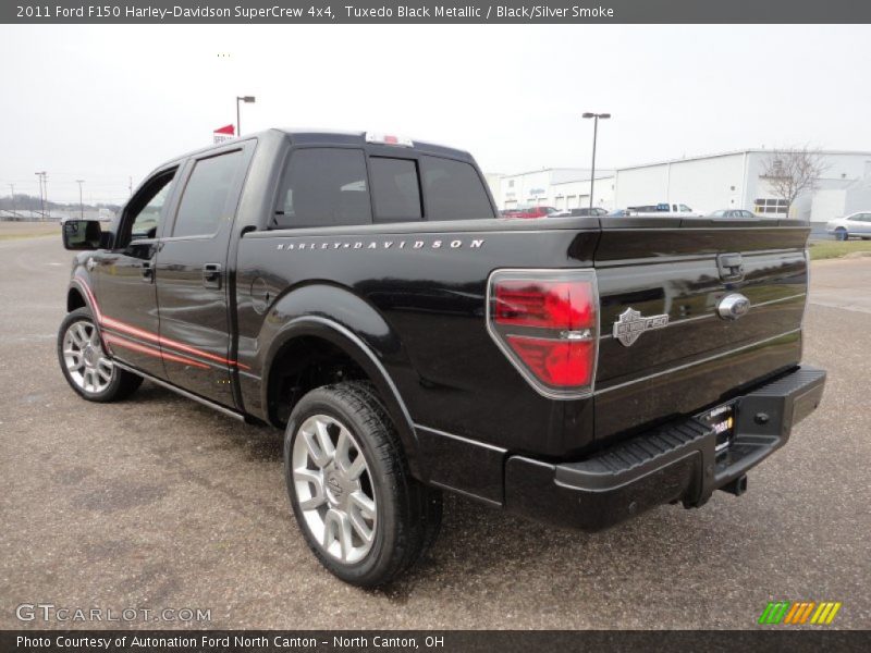 Tuxedo Black Metallic / Black/Silver Smoke 2011 Ford F150 Harley-Davidson SuperCrew 4x4