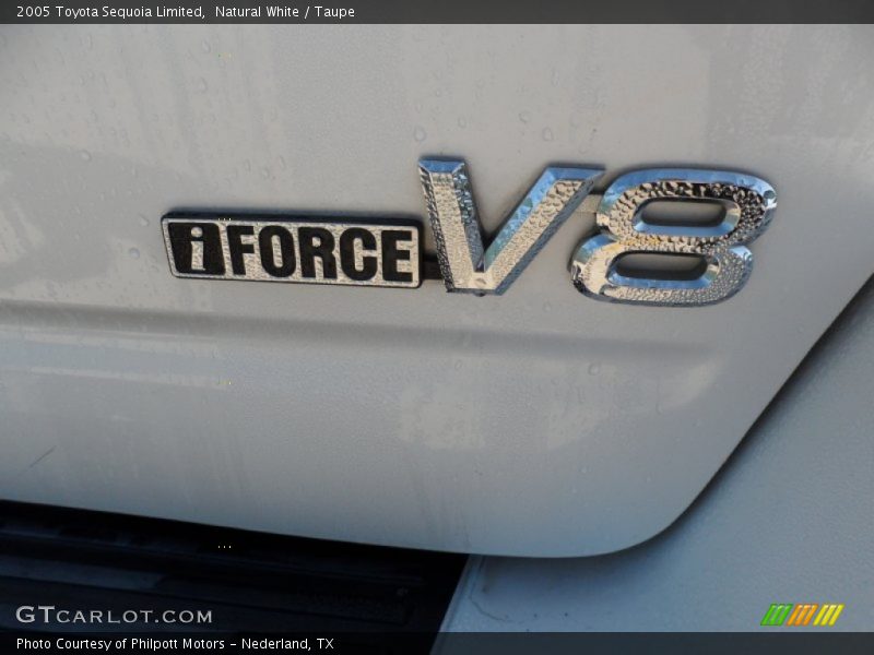 Natural White / Taupe 2005 Toyota Sequoia Limited