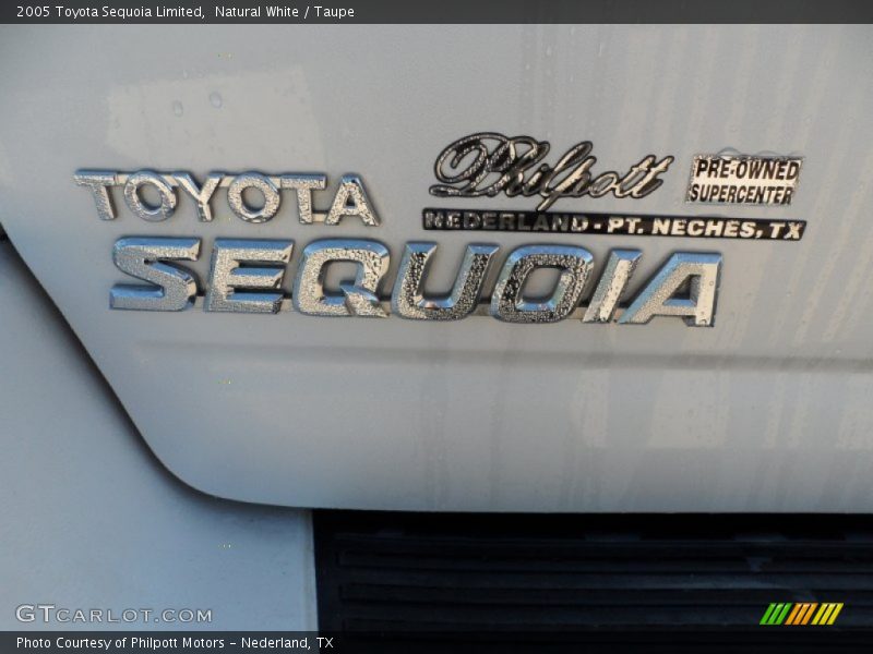 Natural White / Taupe 2005 Toyota Sequoia Limited