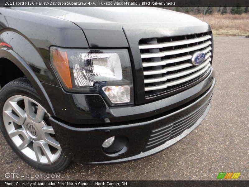 Tuxedo Black Metallic / Black/Silver Smoke 2011 Ford F150 Harley-Davidson SuperCrew 4x4