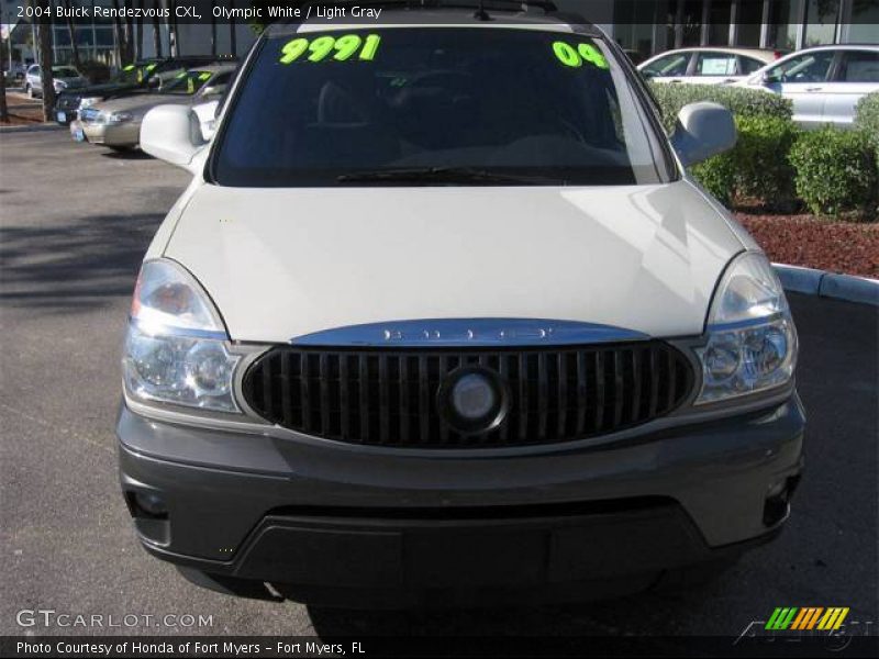 Olympic White / Light Gray 2004 Buick Rendezvous CXL