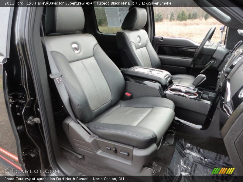 2011 F150 Harley-Davidson SuperCrew 4x4 Black/Silver Smoke Interior