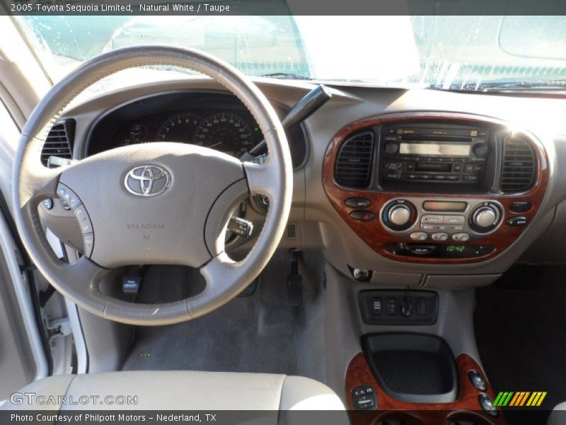 Natural White / Taupe 2005 Toyota Sequoia Limited