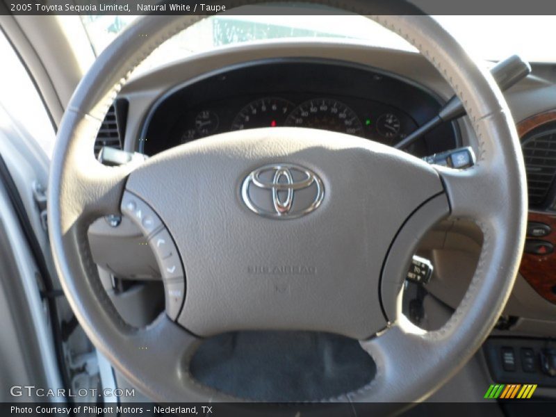 Natural White / Taupe 2005 Toyota Sequoia Limited