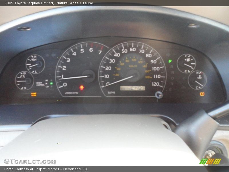 Natural White / Taupe 2005 Toyota Sequoia Limited