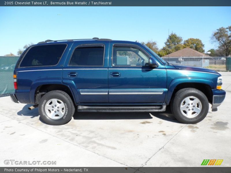 Bermuda Blue Metallic / Tan/Neutral 2005 Chevrolet Tahoe LT