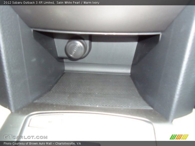 Satin White Pearl / Warm Ivory 2012 Subaru Outback 3.6R Limited