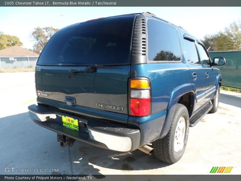 Bermuda Blue Metallic / Tan/Neutral 2005 Chevrolet Tahoe LT
