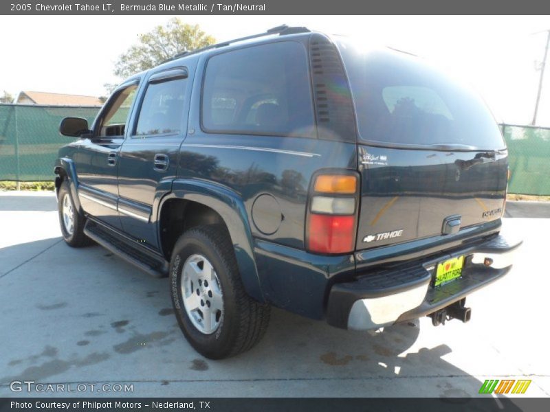 Bermuda Blue Metallic / Tan/Neutral 2005 Chevrolet Tahoe LT