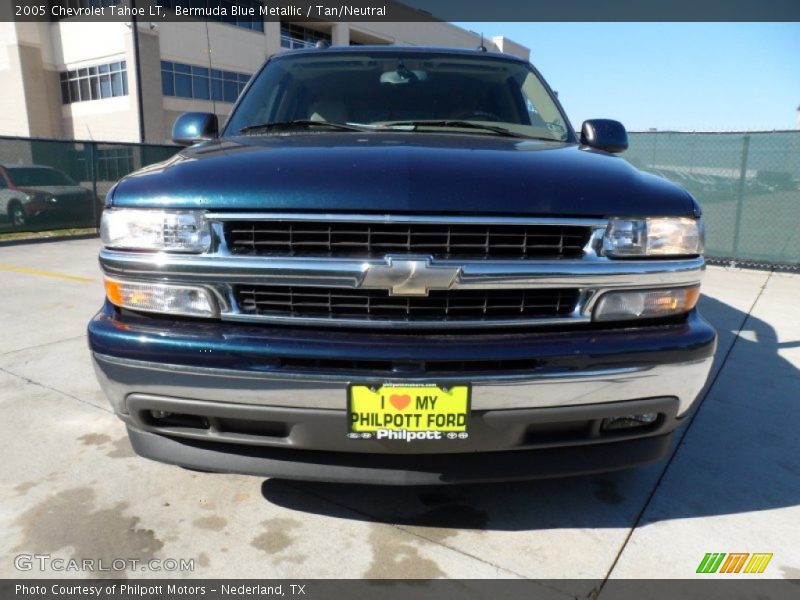 Bermuda Blue Metallic / Tan/Neutral 2005 Chevrolet Tahoe LT
