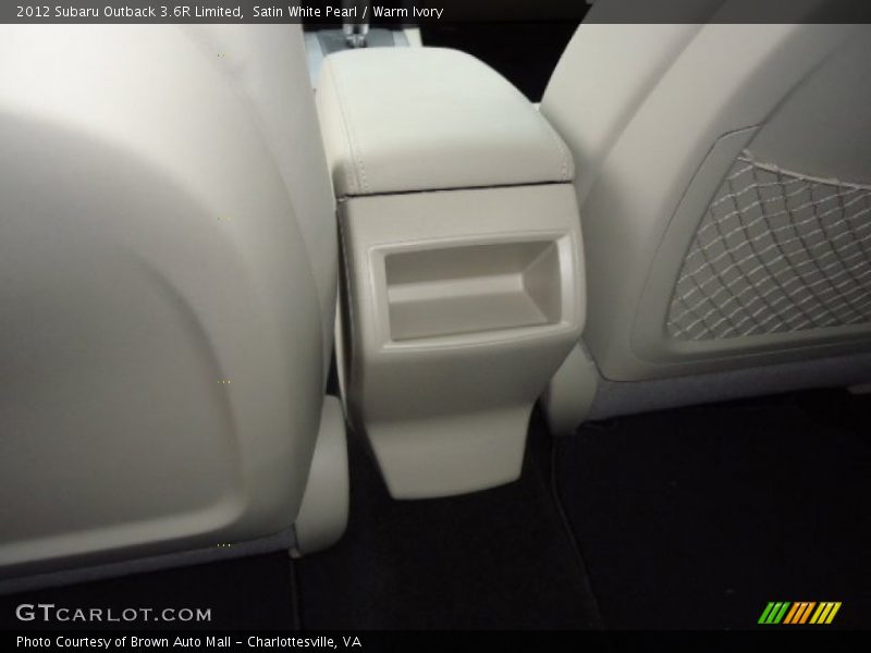 Satin White Pearl / Warm Ivory 2012 Subaru Outback 3.6R Limited