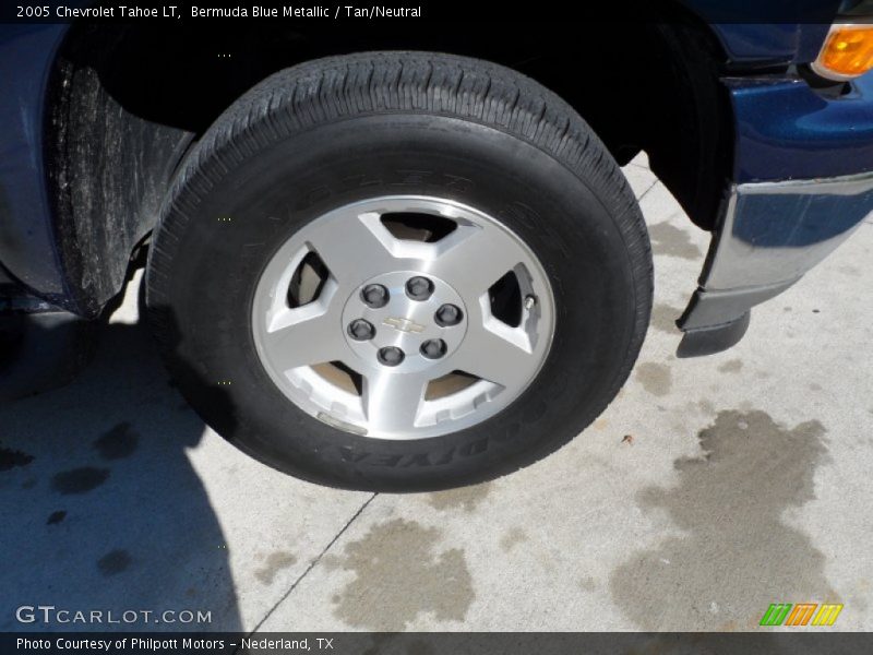 Bermuda Blue Metallic / Tan/Neutral 2005 Chevrolet Tahoe LT
