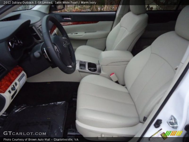 2012 Outback 3.6R Limited Warm Ivory Interior
