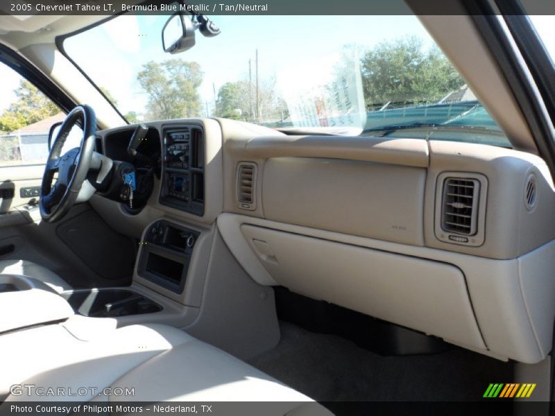 Bermuda Blue Metallic / Tan/Neutral 2005 Chevrolet Tahoe LT