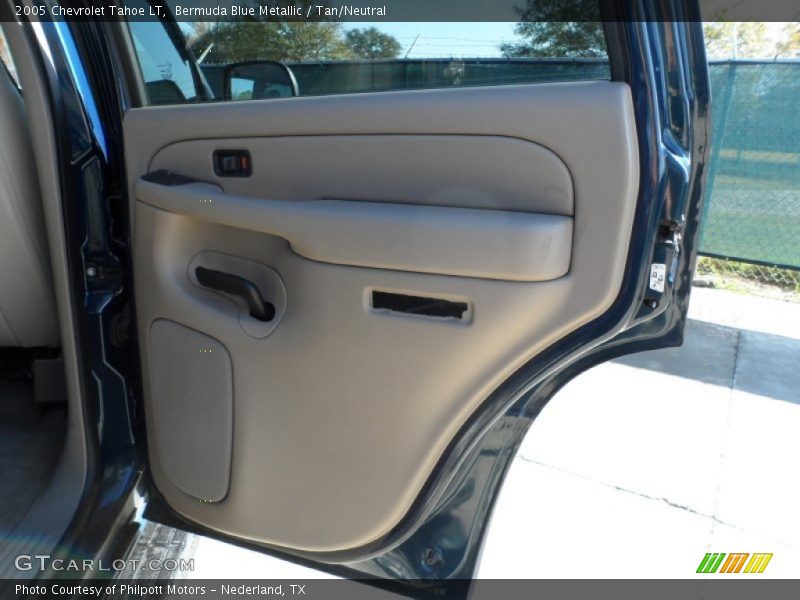 Bermuda Blue Metallic / Tan/Neutral 2005 Chevrolet Tahoe LT