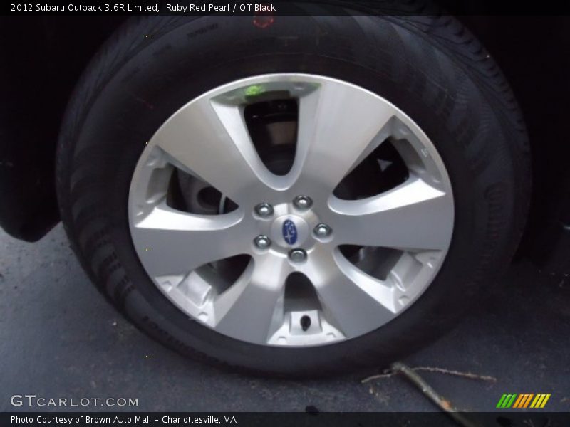  2012 Outback 3.6R Limited Wheel