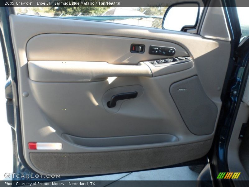 Bermuda Blue Metallic / Tan/Neutral 2005 Chevrolet Tahoe LT