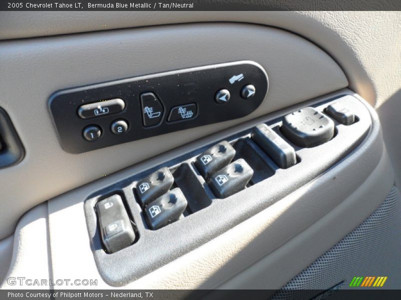 Bermuda Blue Metallic / Tan/Neutral 2005 Chevrolet Tahoe LT