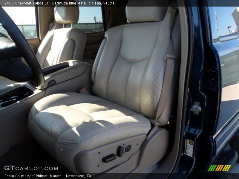 Bermuda Blue Metallic / Tan/Neutral 2005 Chevrolet Tahoe LT