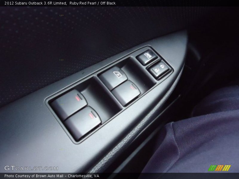 Controls of 2012 Outback 3.6R Limited