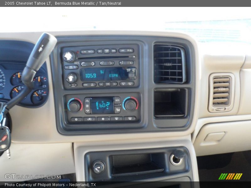Bermuda Blue Metallic / Tan/Neutral 2005 Chevrolet Tahoe LT