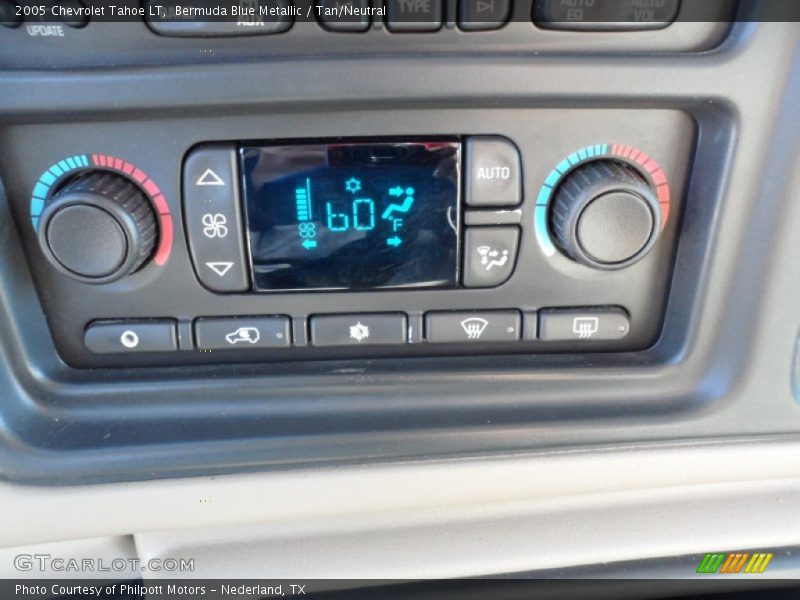 Bermuda Blue Metallic / Tan/Neutral 2005 Chevrolet Tahoe LT