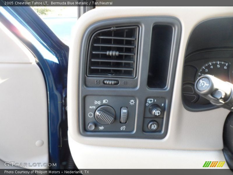 Bermuda Blue Metallic / Tan/Neutral 2005 Chevrolet Tahoe LT