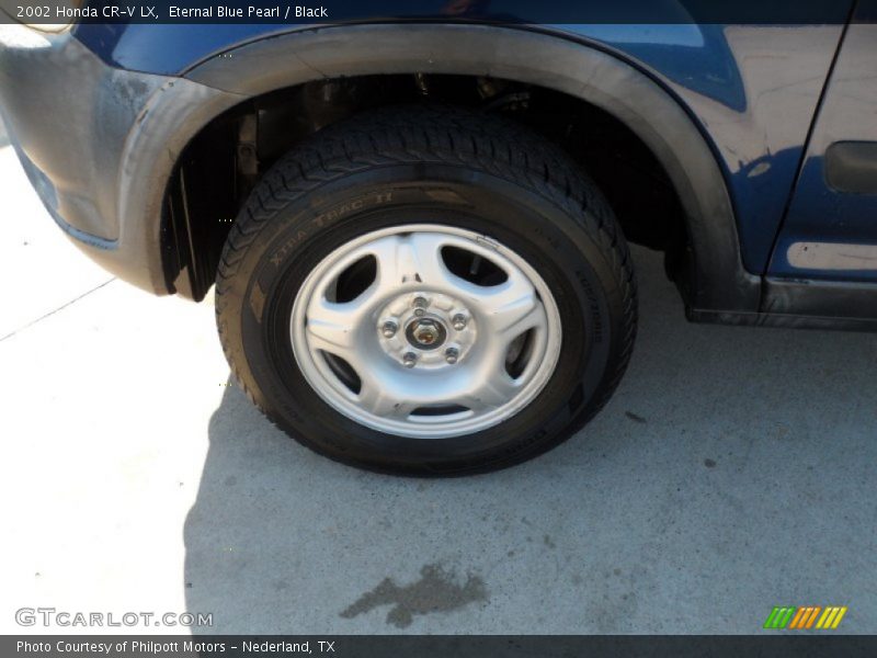 Eternal Blue Pearl / Black 2002 Honda CR-V LX