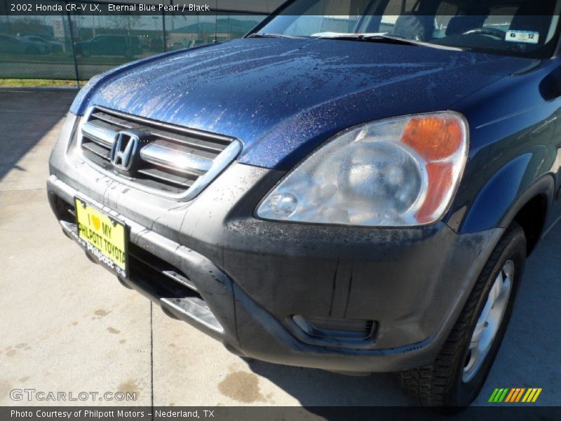 Eternal Blue Pearl / Black 2002 Honda CR-V LX