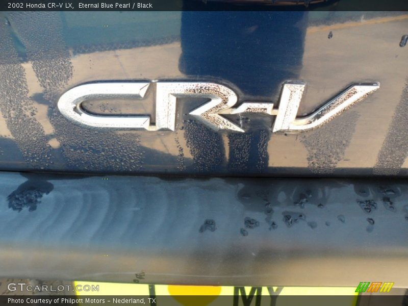 Eternal Blue Pearl / Black 2002 Honda CR-V LX