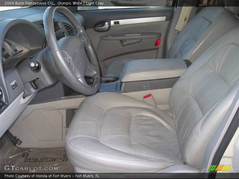 Olympic White / Light Gray 2004 Buick Rendezvous CXL
