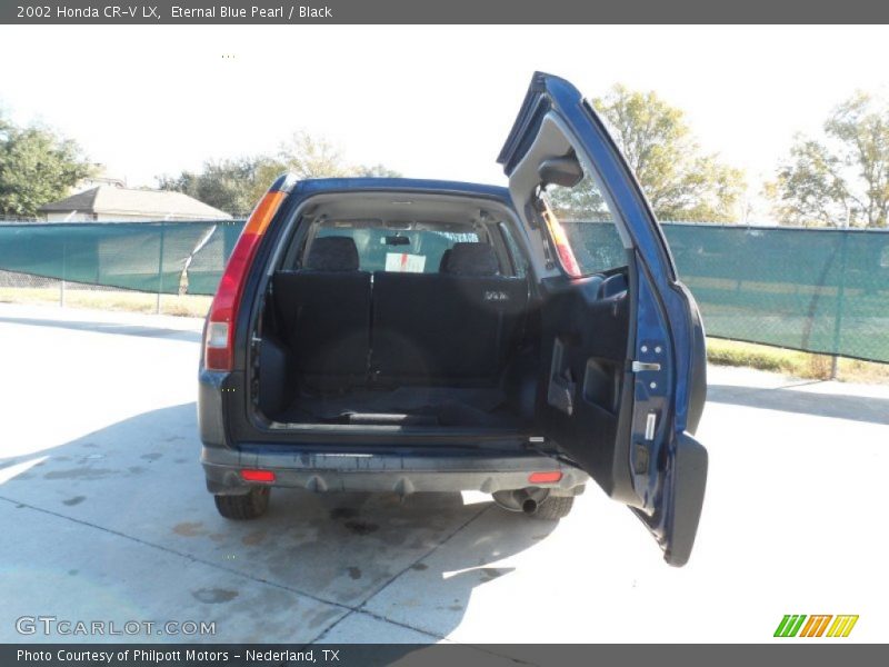 Eternal Blue Pearl / Black 2002 Honda CR-V LX