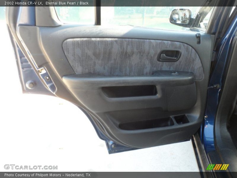 Eternal Blue Pearl / Black 2002 Honda CR-V LX