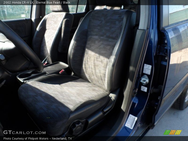 Eternal Blue Pearl / Black 2002 Honda CR-V LX