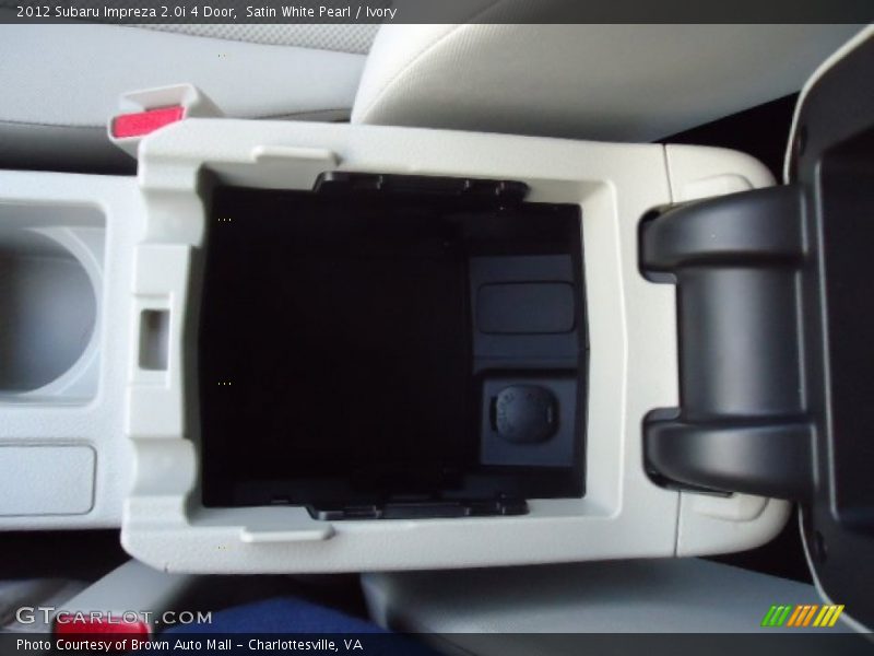 Satin White Pearl / Ivory 2012 Subaru Impreza 2.0i 4 Door