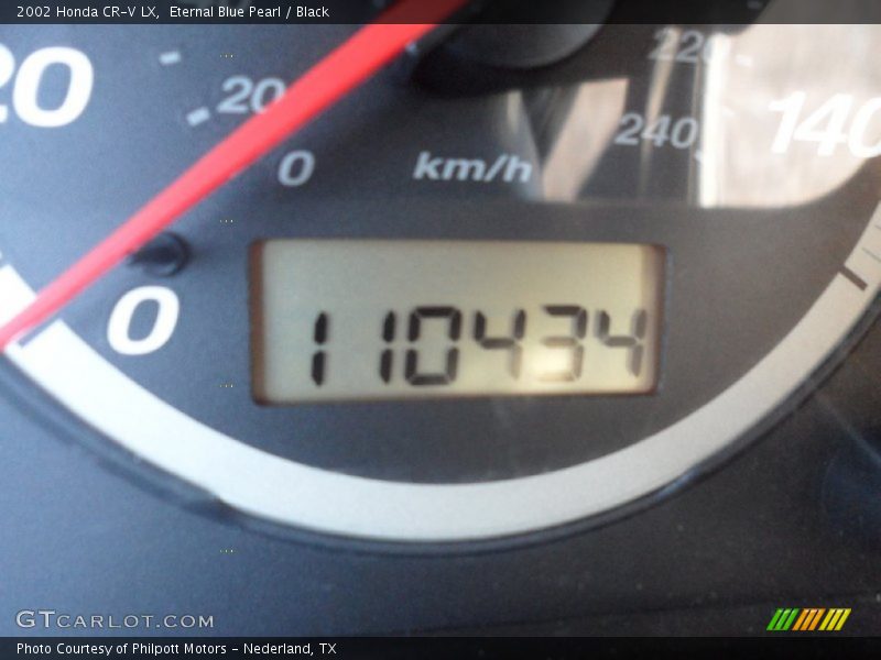 Eternal Blue Pearl / Black 2002 Honda CR-V LX