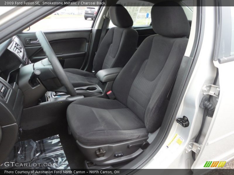 Smokestone Metallic / Charcoal Black 2009 Ford Fusion SE